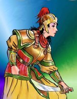Lady Warrior (Digital Painting)